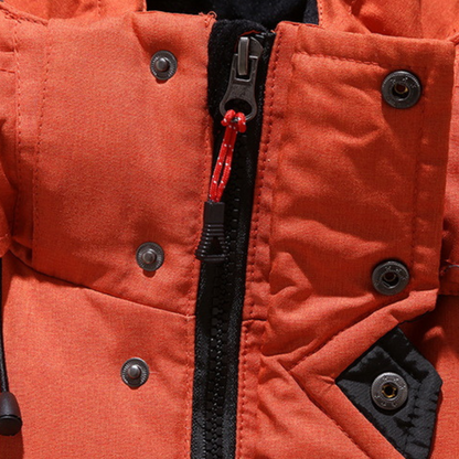 Winterjacke - Herren Zip-Up Kapuzenpuffer Daunenjacke-Chaps Herrenmode