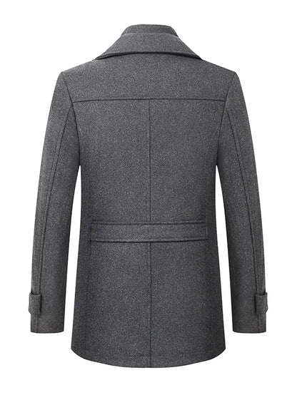 Winterjacke – Herrenjacke mit Reißverschluss und wattiertem Innenfutter-Chaps Herrenmode