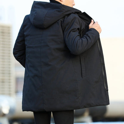 Winterparka – Gefütterte, Wasserdichte Winterjacke Mit Kapuze Für Herren-Chaps Herrenmode