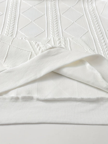 Nahaufnahme des gerippten Saums und der glatten Innenseite des Stoffs | Chaps Herrenmode