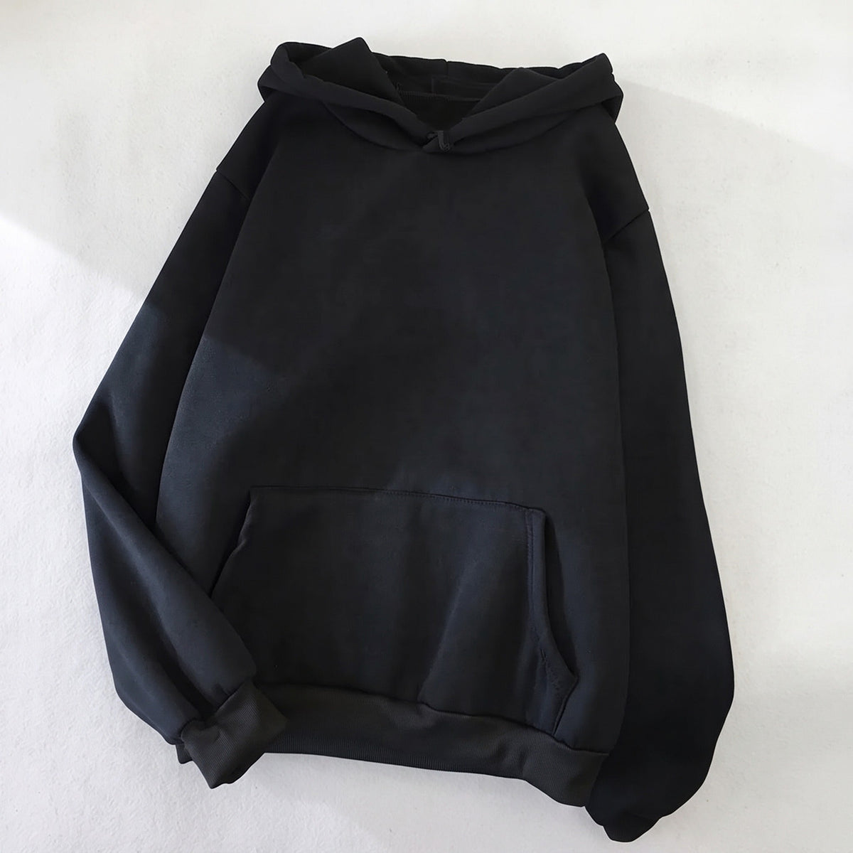 Kapuzenpullover Herren | Fleece | Kängurutasche | Basic