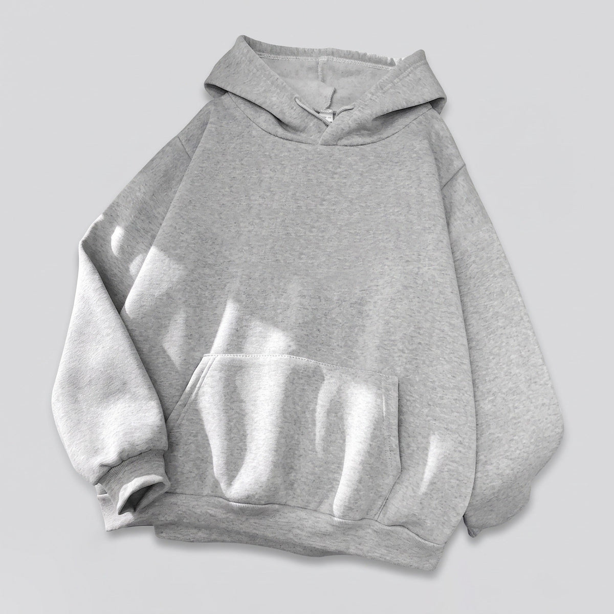 Kapuzenpullover Herren | Fleece | Kängurutasche | Basic