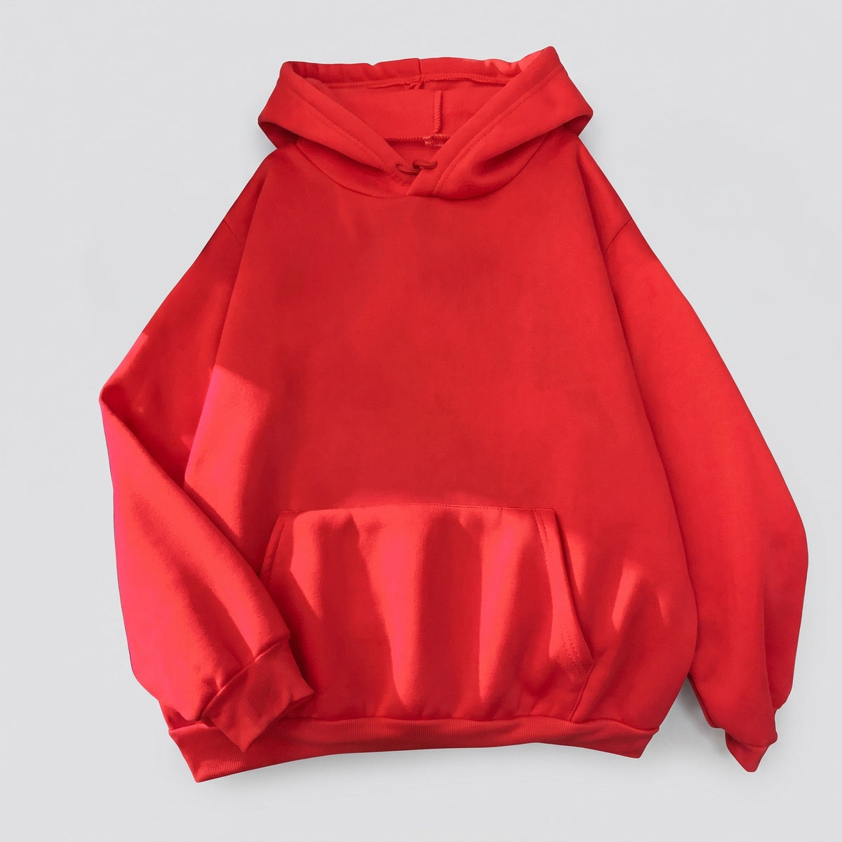 Kapuzenpullover Herren | Fleece | Kängurutasche | Basic
