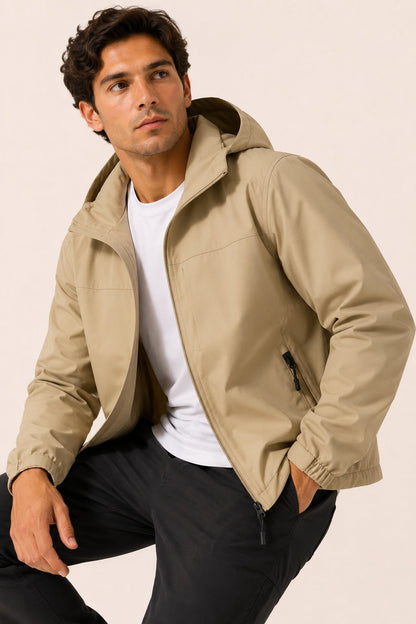 Übergangsjacke Herren | Wasserdicht | Kapuze | Leicht-Chaps Herrenmode