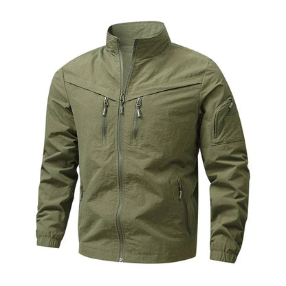 Fieldjacke Herren | Stehkragen | Wetterfest | Ärmeltasche