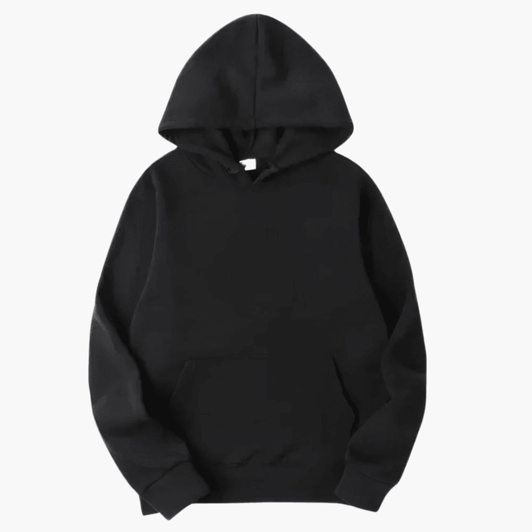 Hoodie Herren | Kängurutasche | Rippbündchen | Lässig