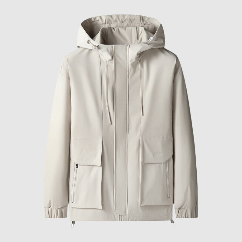 Leichter Windbreaker Herren | Kapuze | Wasserabweisend | Winddicht