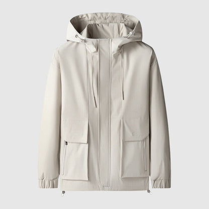 Leichter Windbreaker Herren | Kapuze | Wasserabweisend | Winddicht
