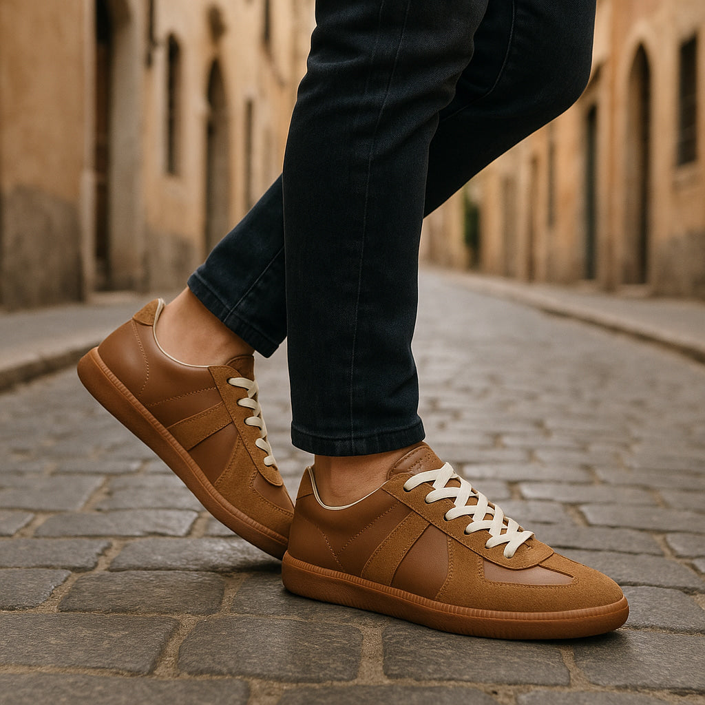 Sneaker Herren | Schnürung | Rutschfest | Gummisohle-Chaps Herrenmode
