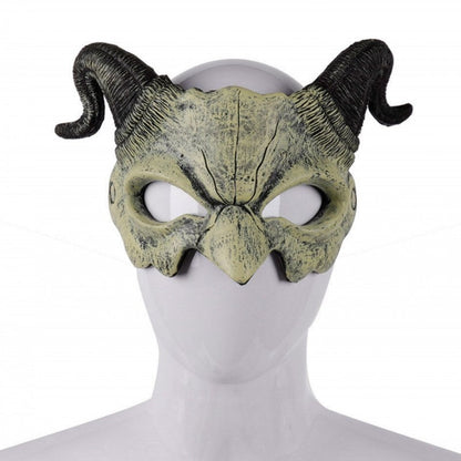 Teufel Halbmaske | Hörner | 5 Designs | Halloween Maske