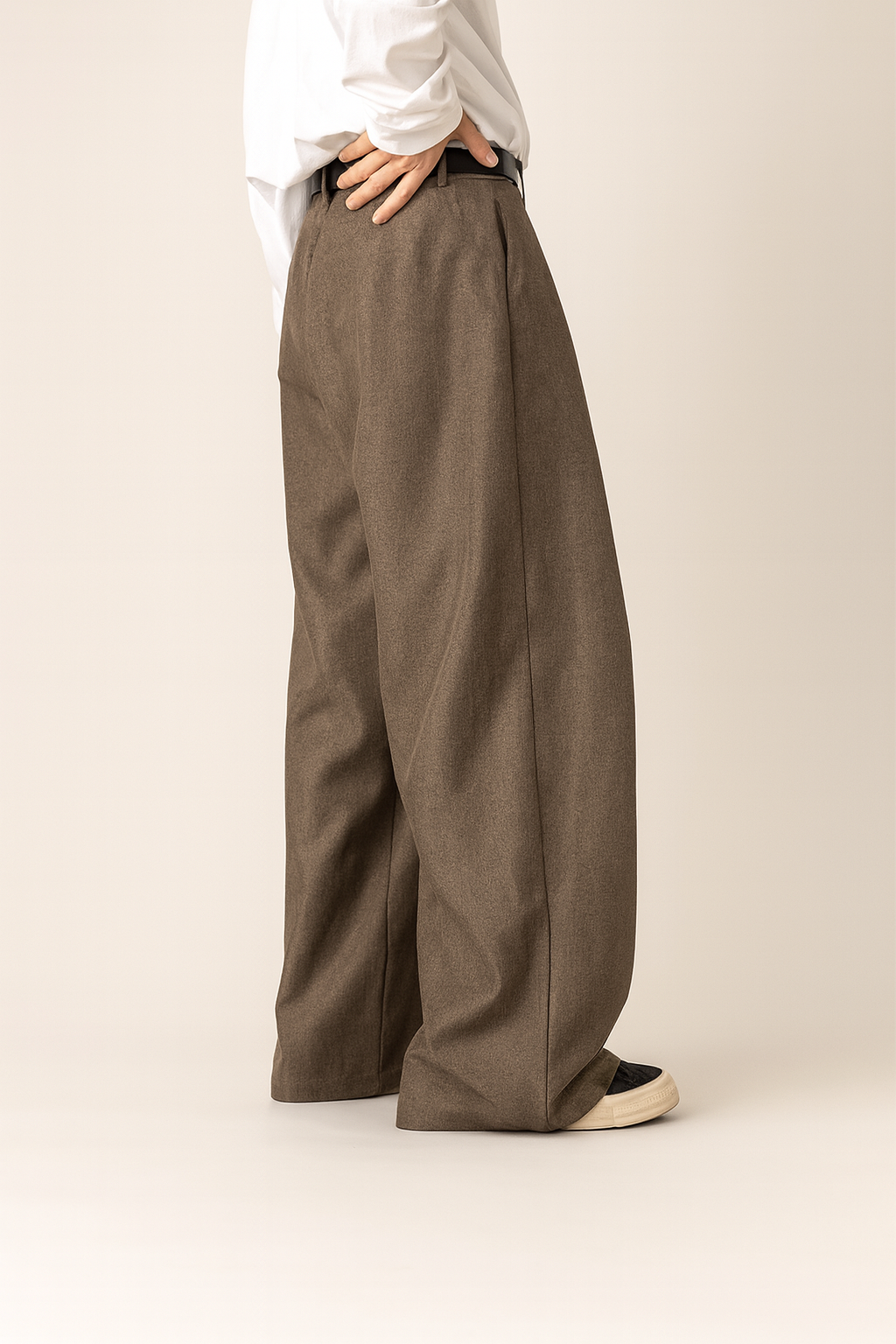 Anzughose Herren | Bundfalten | Weites Bein | Hohe Taille-Chaps Herrenmode