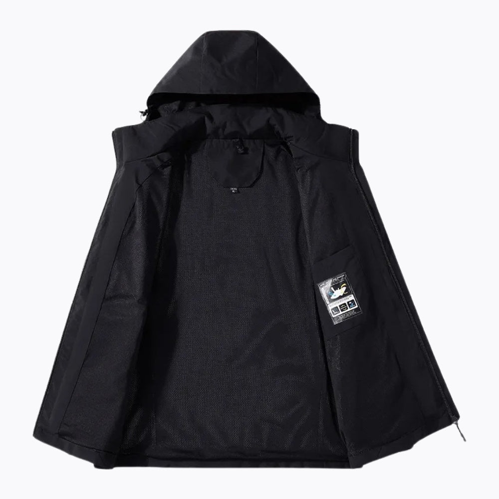 Wasserdichte Outdoorjacke Herren | Kapuze | Winddicht | Leicht