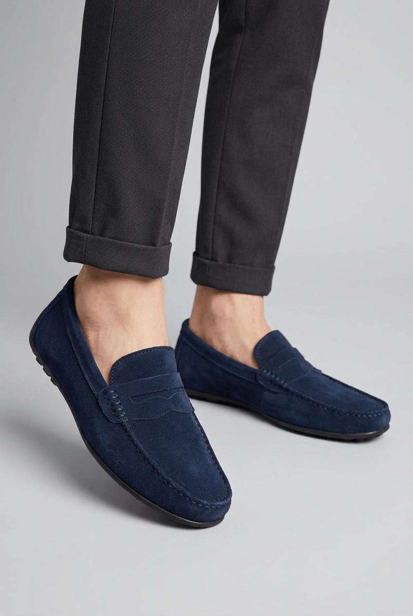 Loafer Herren | Penny Riegel | Flache Sohle | Zum Hineinschlüpfen-Chaps Herrenmode