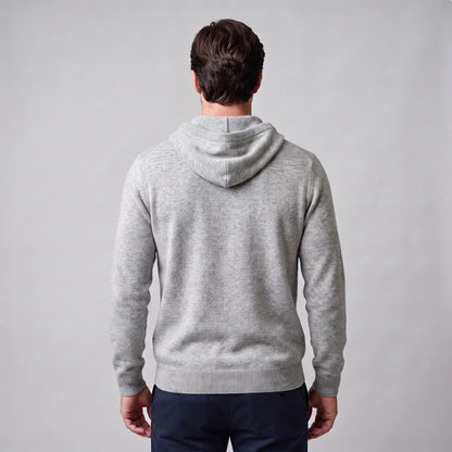 Strick Hoodie Herren | Feinstrick | Kordelzug | Regular Fit