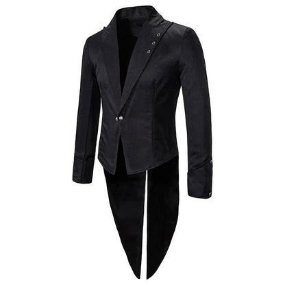 Vampir Frack Herren | Gothic Jacke | Schwalbenschwanz | 3 Farben