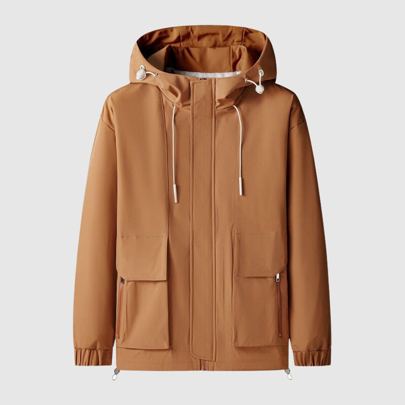 Leichter Windbreaker Herren | Kapuze | Wasserabweisend | Winddicht