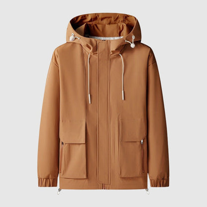 Leichter Windbreaker Herren | Kapuze | Wasserabweisend | Winddicht