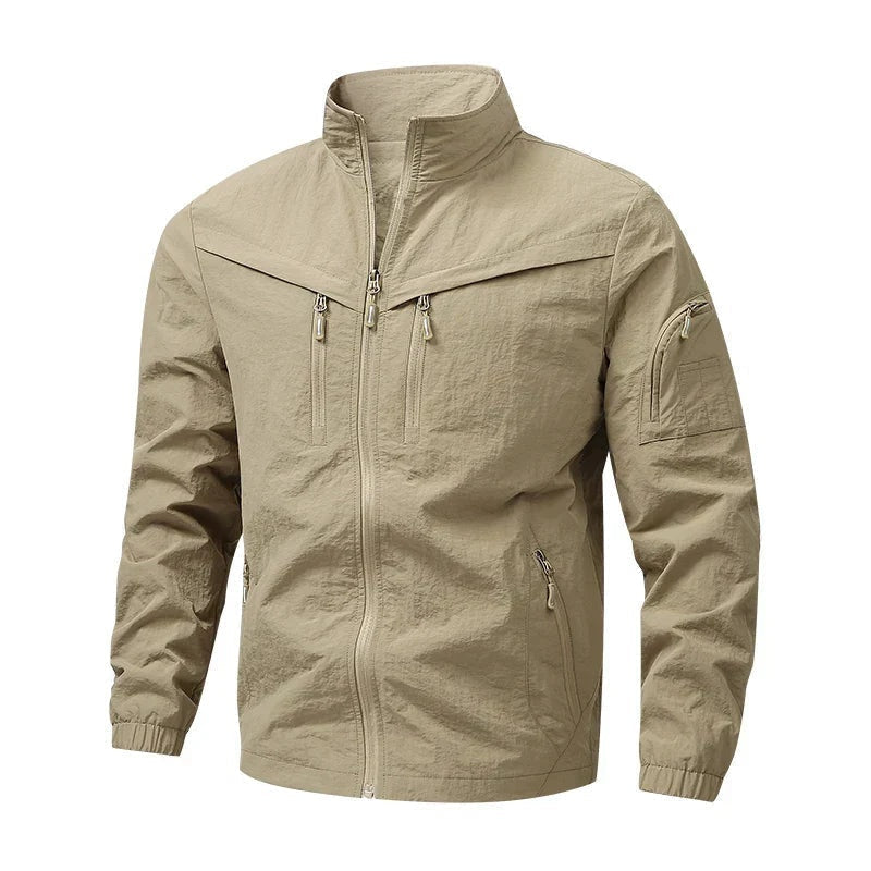 Fieldjacke Herren | Stehkragen | Wetterfest | Ärmeltasche