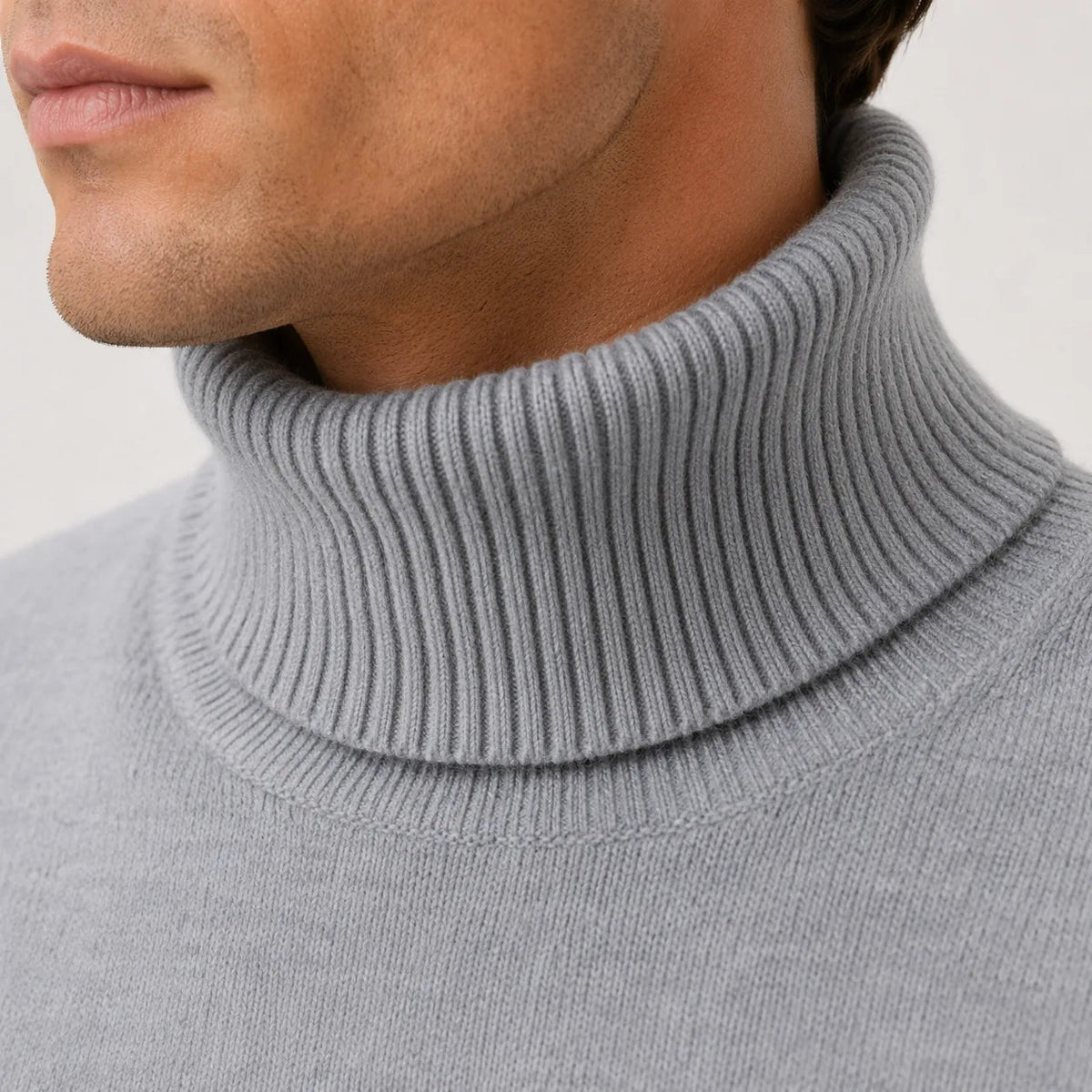 Rolli Herren | Rippkragen | Regular Fit | Feinstrick