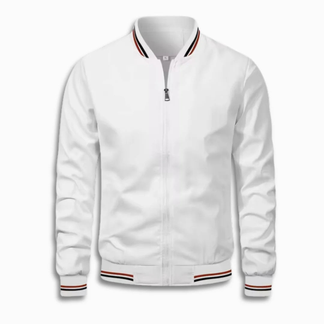 Blouson Herren | Stehkragen | Gestreifte Bündchen | Wasserabweisend