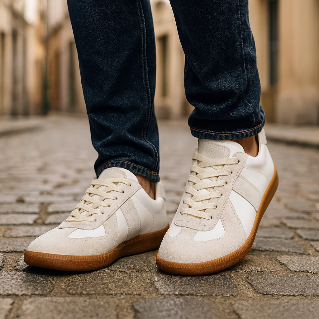 Sneaker Herren | Schnürung | Rutschfest | Gummisohle-Chaps Herrenmode