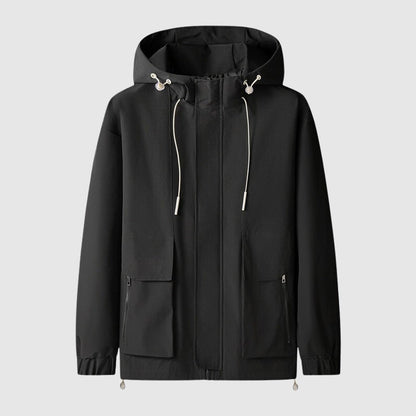 Leichter Windbreaker Herren | Kapuze | Wasserabweisend | Winddicht
