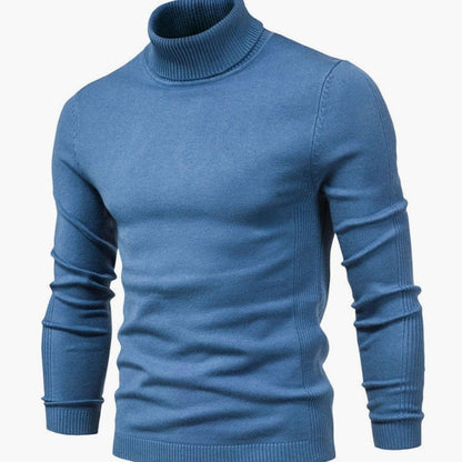 Slim Fit Rollkragenpullover Herren | Feinstrick | Rippkragen