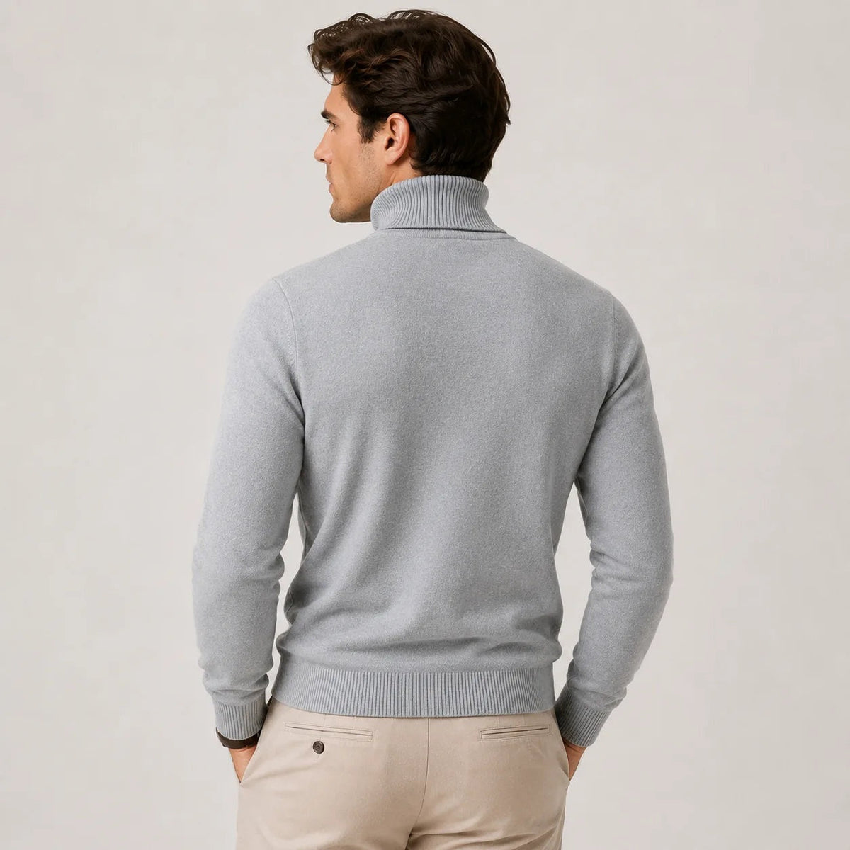 Rolli Herren | Rippkragen | Regular Fit | Feinstrick