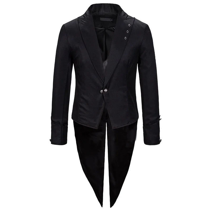 Vampir Frack Herren | Gothic Jacke | Schwalbenschwanz | 3 Farben
