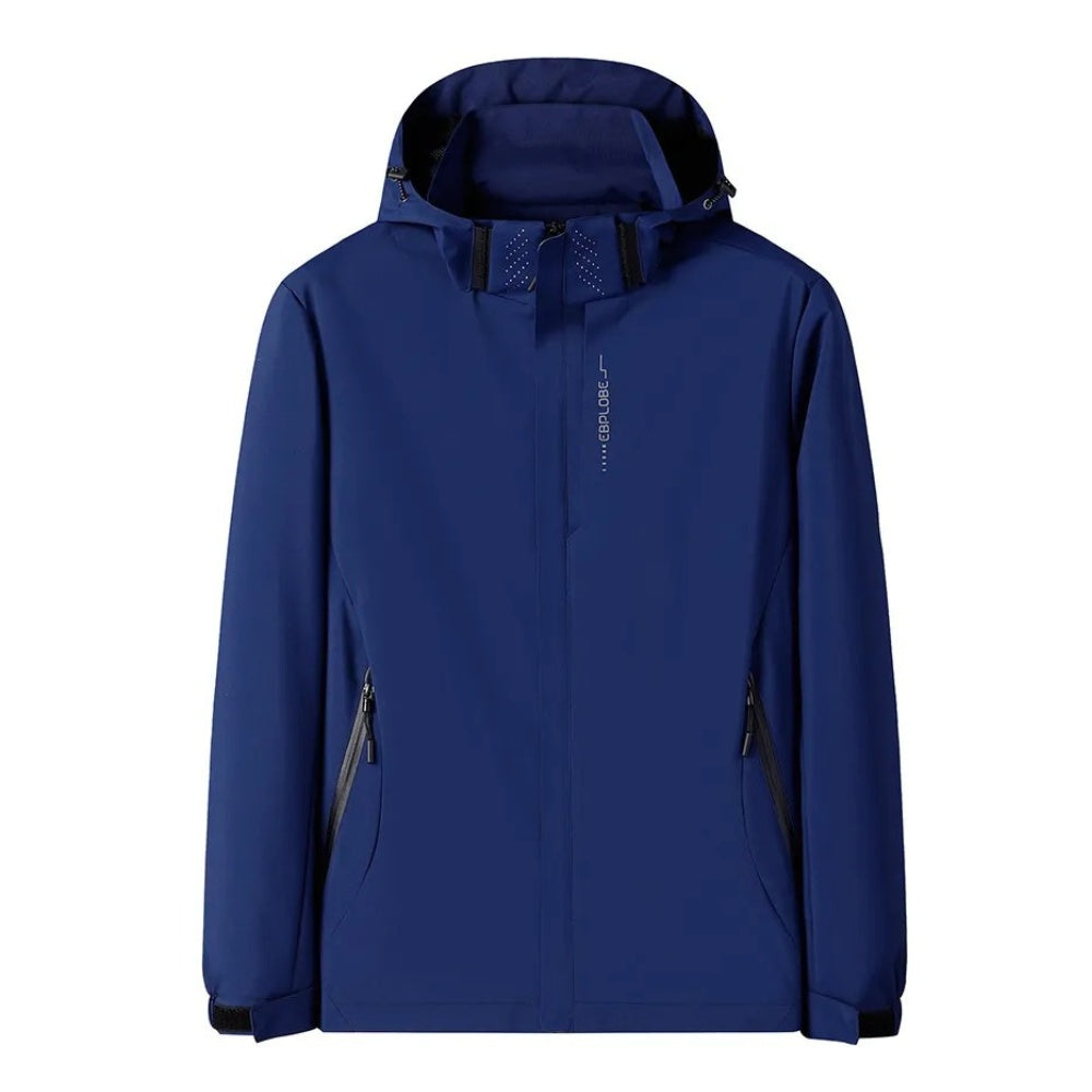Wasserdichte Outdoorjacke Herren | Kapuze | Winddicht | Leicht
