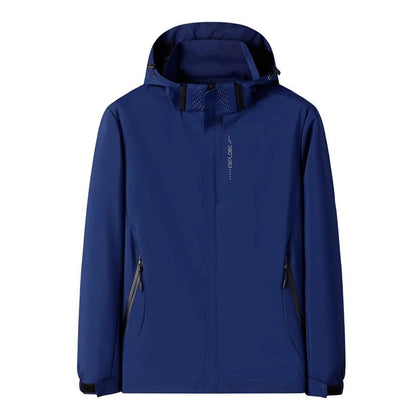 Wasserdichte Outdoorjacke Herren | Kapuze | Winddicht | Leicht