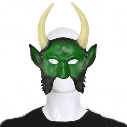 Teufel Halbmaske | Hörner | 5 Designs | Halloween Maske