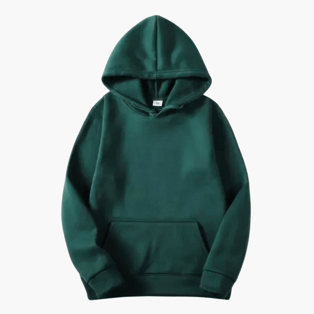 Hoodie Herren | Kängurutasche | Rippbündchen | Lässig