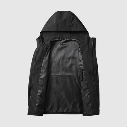 Leichter Windbreaker Herren | Kapuze | Wasserabweisend | Winddicht