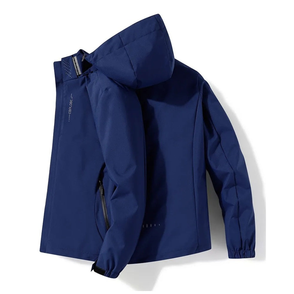 Wasserdichte Outdoorjacke Herren | Kapuze | Winddicht | Leicht