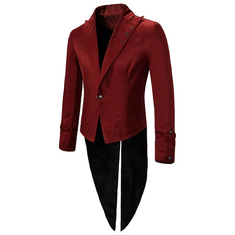 Vampir Frack Herren | Gothic Jacke | Schwalbenschwanz | 3 Farben