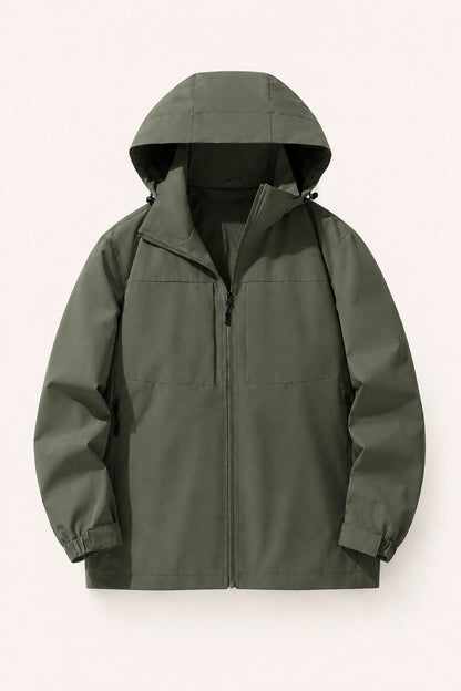 Übergangsjacke Herren | Wasserdicht | Kapuze | Leicht-Grün-S-Chaps Herrenmode