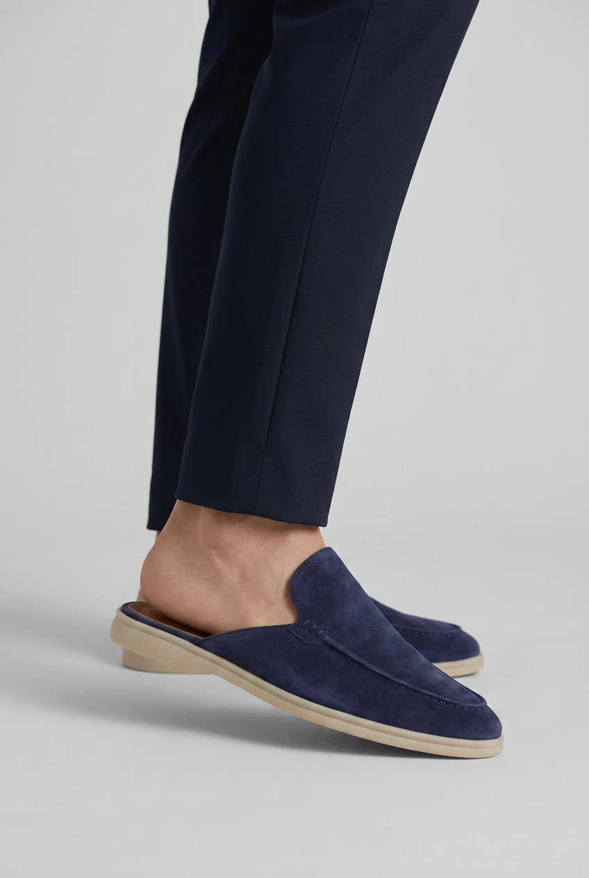 Pantoletten Herren | Offene Ferse | Leicht-Chaps Herrenmode