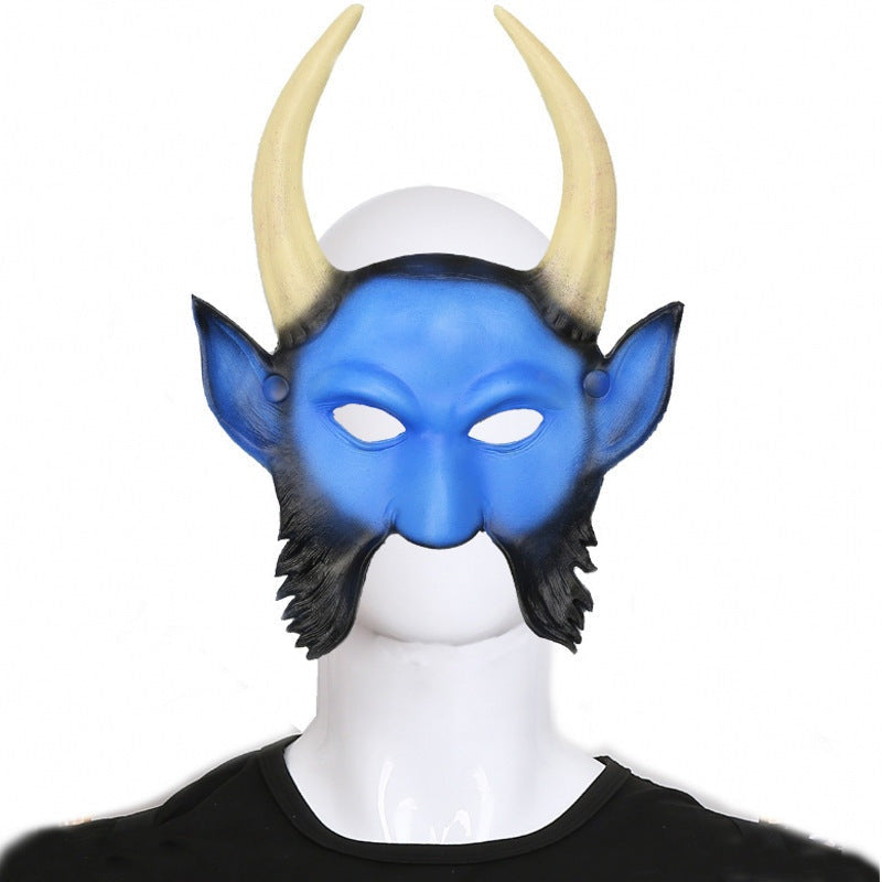 Teufel Halbmaske | Hörner | 5 Designs | Halloween Maske
