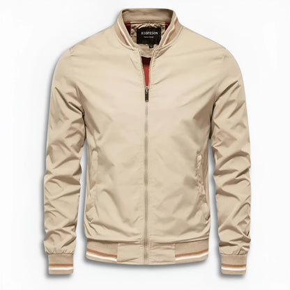Blouson Herren | Stehkragen | Gestreifte Bündchen | Wasserabweisend