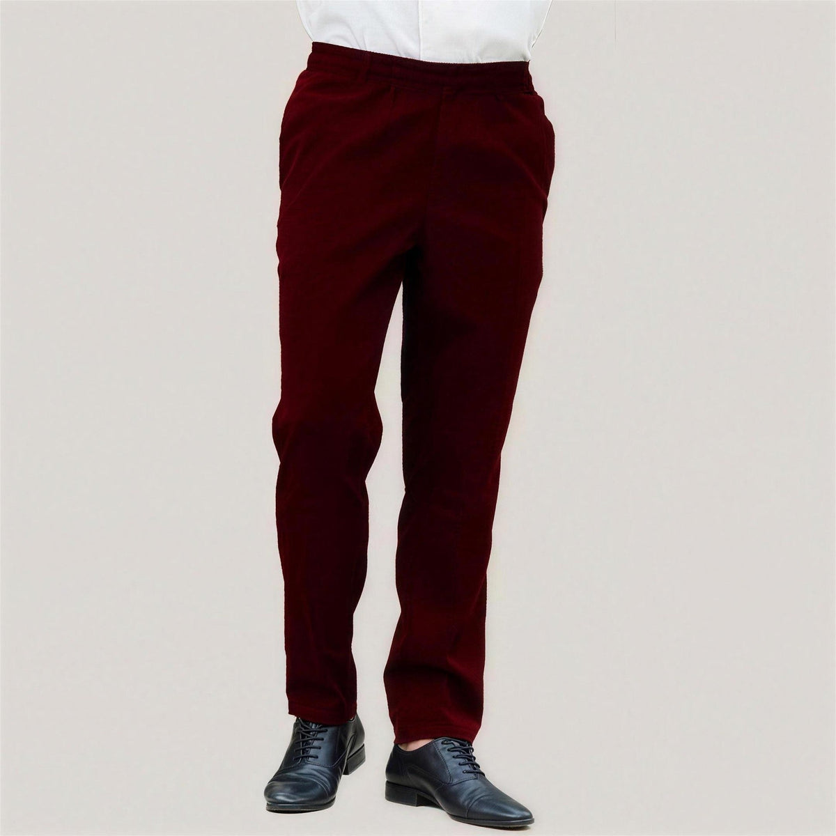 Schlupfhose Herren | Gummizug | Seitentaschen | Küche und Service-Bordeaux-S-Chaps Herrenmode