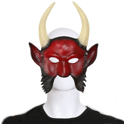 Teufel Halbmaske | Hörner | 5 Designs | Halloween Maske
