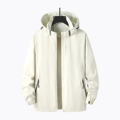 Wasserdichte Outdoorjacke Herren | Kapuze | Winddicht | Leicht