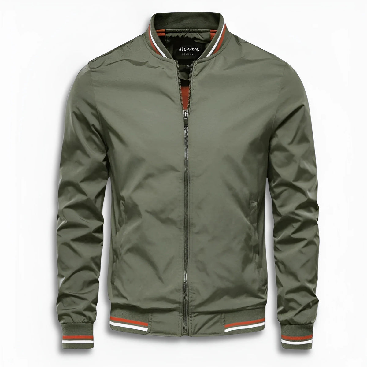 Blouson Herren | Stehkragen | Gestreifte Bündchen | Wasserabweisend