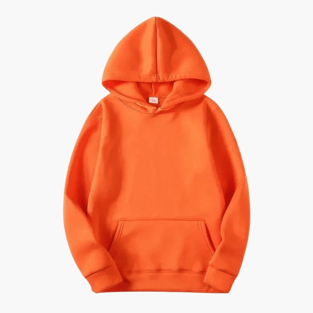 Hoodie Herren | Kängurutasche | Rippbündchen | Lässig