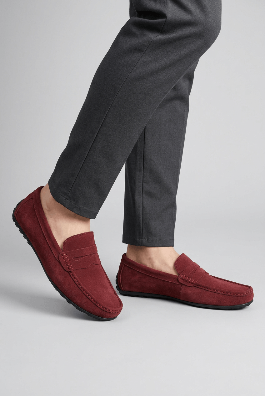 Loafer Herren | Penny Riegel | Flache Sohle | Zum Hineinschlüpfen-Chaps Herrenmode