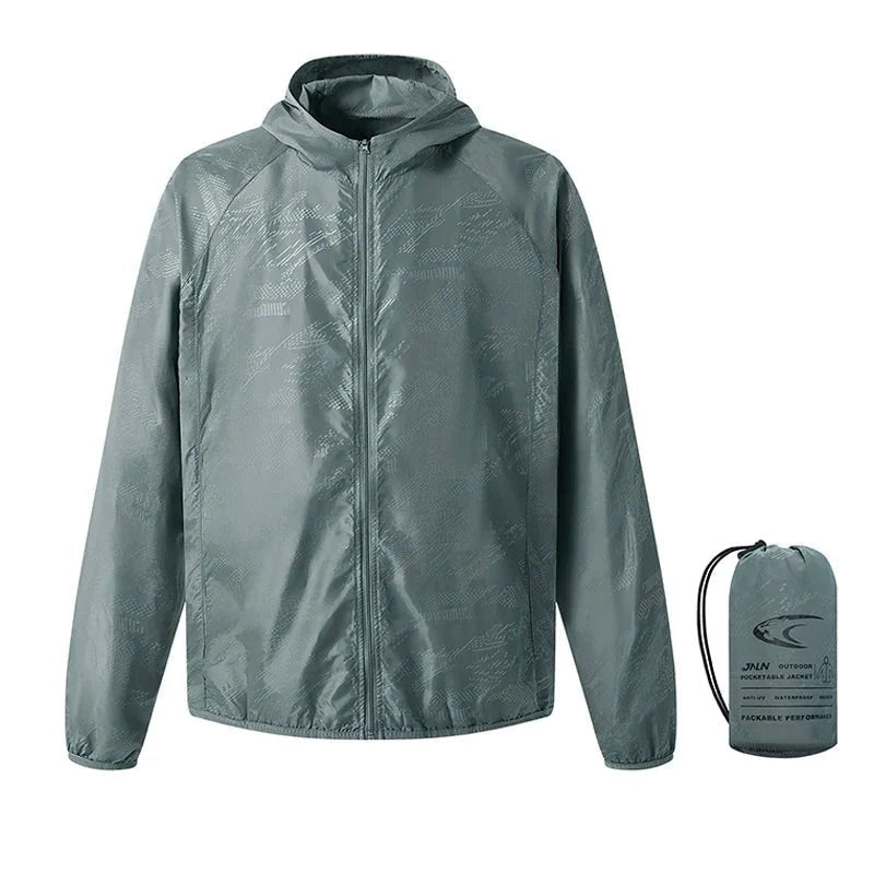 Windbreaker Herren | Packbar | Wasserabweisend | Kapuze-Chaps Herrenmode