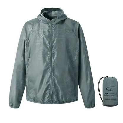 Windbreaker Herren | Packbar | Wasserabweisend | Kapuze-Chaps Herrenmode