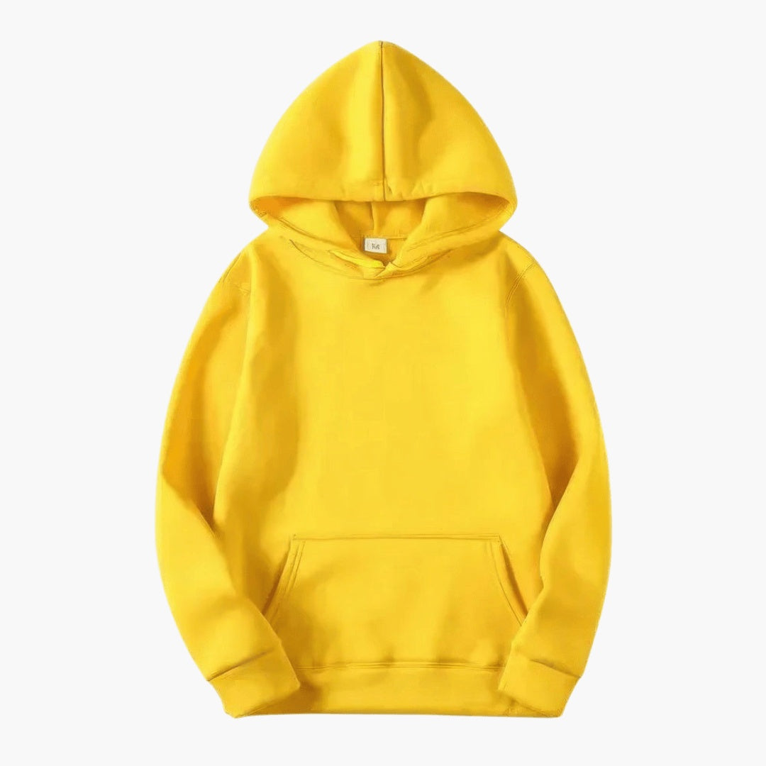 Hoodie Herren | Kängurutasche | Rippbündchen | Lässig