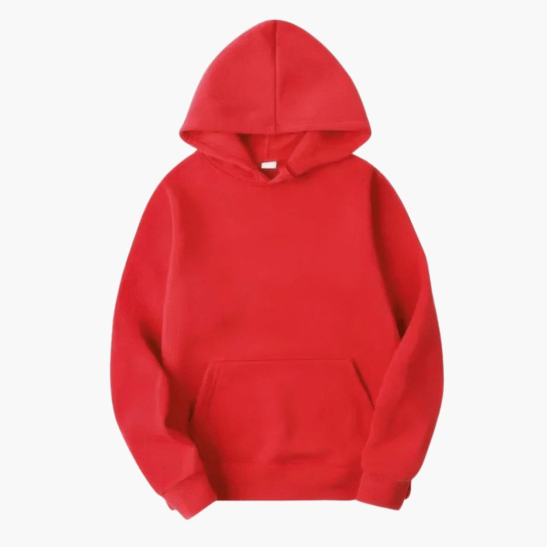 Hoodie Herren | Kängurutasche | Rippbündchen | Lässig
